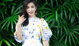 李冰冰立春开工照绿意盎然尽显女神风采