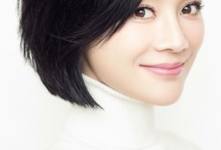 袁姗姗短发写真展露素雅清新气质