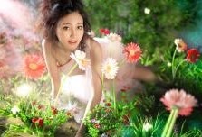 花间精灵甘婷婷的灵动瞬间