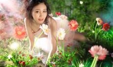 花间精灵甘婷婷的灵动瞬间