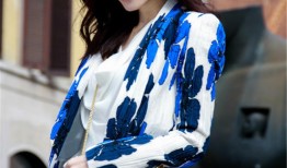 王丽坤秋日街拍演绎百变风情 摩登造型展露多变魅力